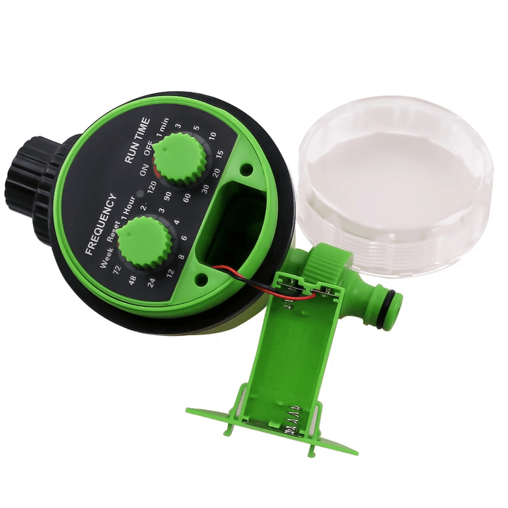 Aqualin Electronic Watering Timer Two Dial Hose Watering Timer Garden Ball Valve Irrigation Controller - MRSLM