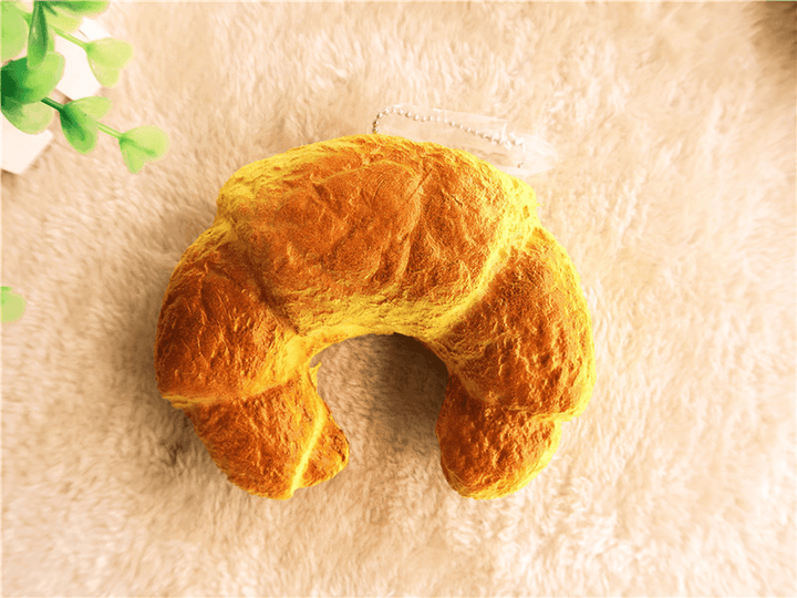 Croissant Bread Squishy 13CM Super Slow Rising Original Packaging Squeeze Toy Fun Gift - MRSLM