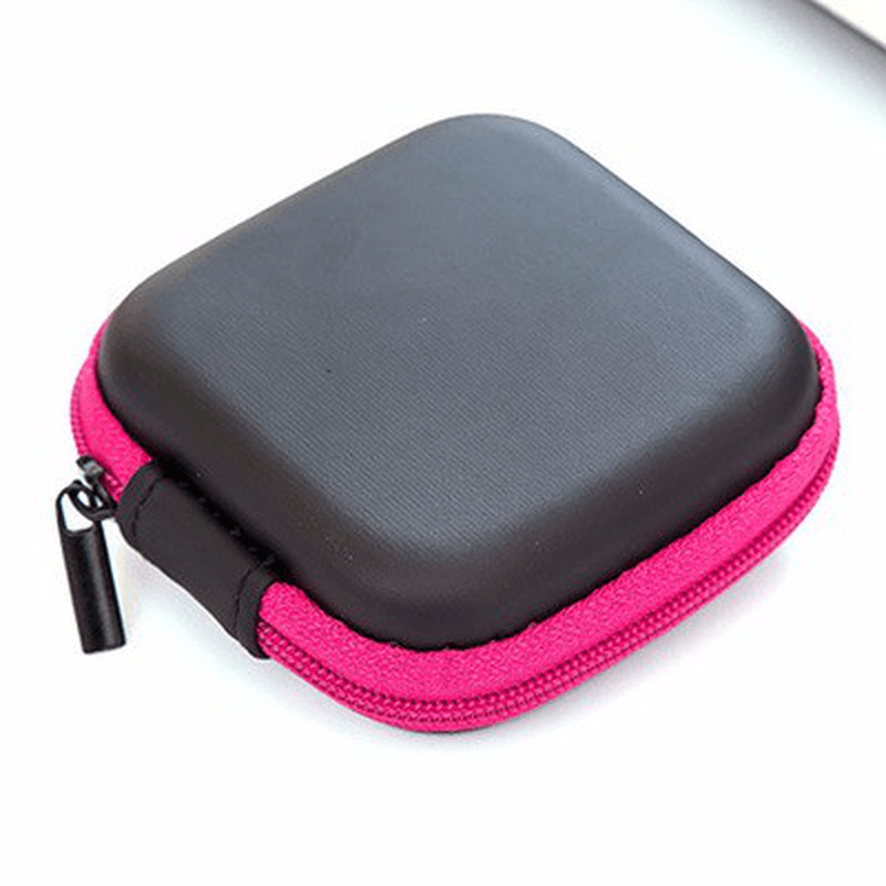 Headphone Cable Cell Phone Charger Data Cable Box Headset Storage Bag Organizer - MRSLM
