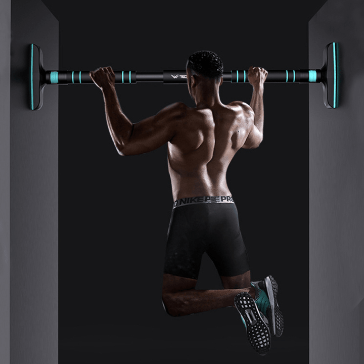 110-140Cm Door Horizontal Bars Pull up Training Bar Chin Push up Workout Home Gym Fitness Sit-Ups Equipments Max Load 400Kg - MRSLM