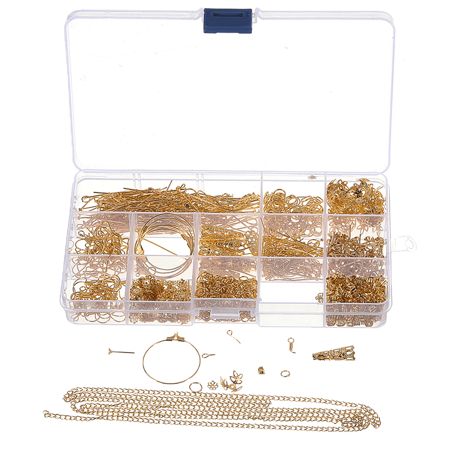 720Pcs/Set Jewelry Making Kit DIY Earring Findings Hook Pins Mixed Handcraft Accessories - MRSLM