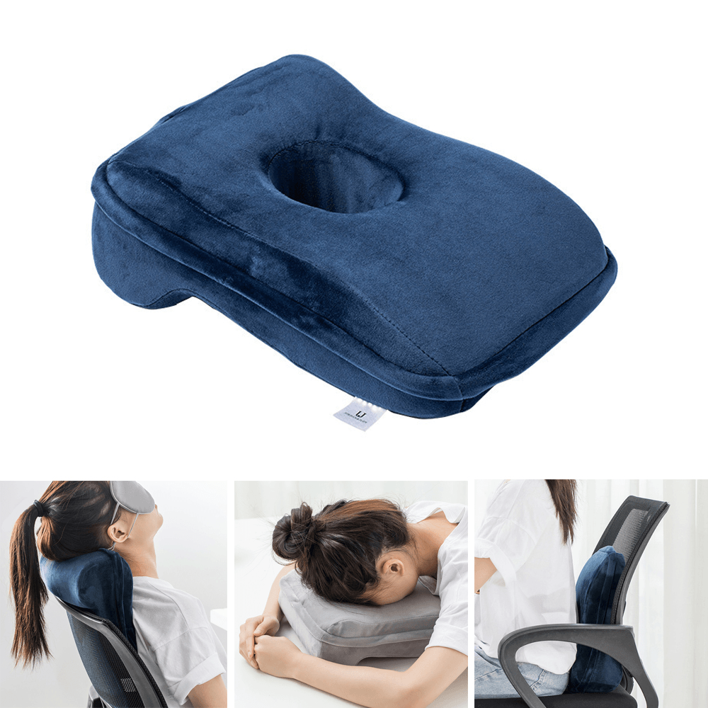 [From ] Jordan&Judy Arm Pillow Slow Rebound Memory Foam Sleeping Pillow Neck Support Travel Pillow for Side Sleeping Office Airplane Rest - MRSLM