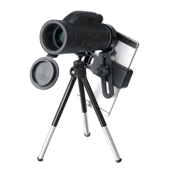 200X70 HD Monocular Universal Optical Telescope Waterproof Low Night Vision with Tripod Phone Clip - MRSLM