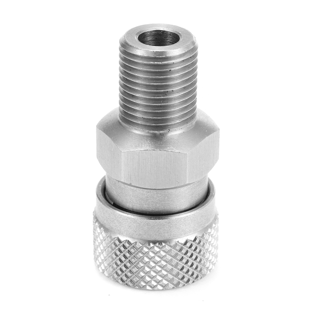 1/8 Inch BSP Stainless Steel Male Plug Quick Head Connector PCP Release Disconnect Coupler Socket - MRSLM