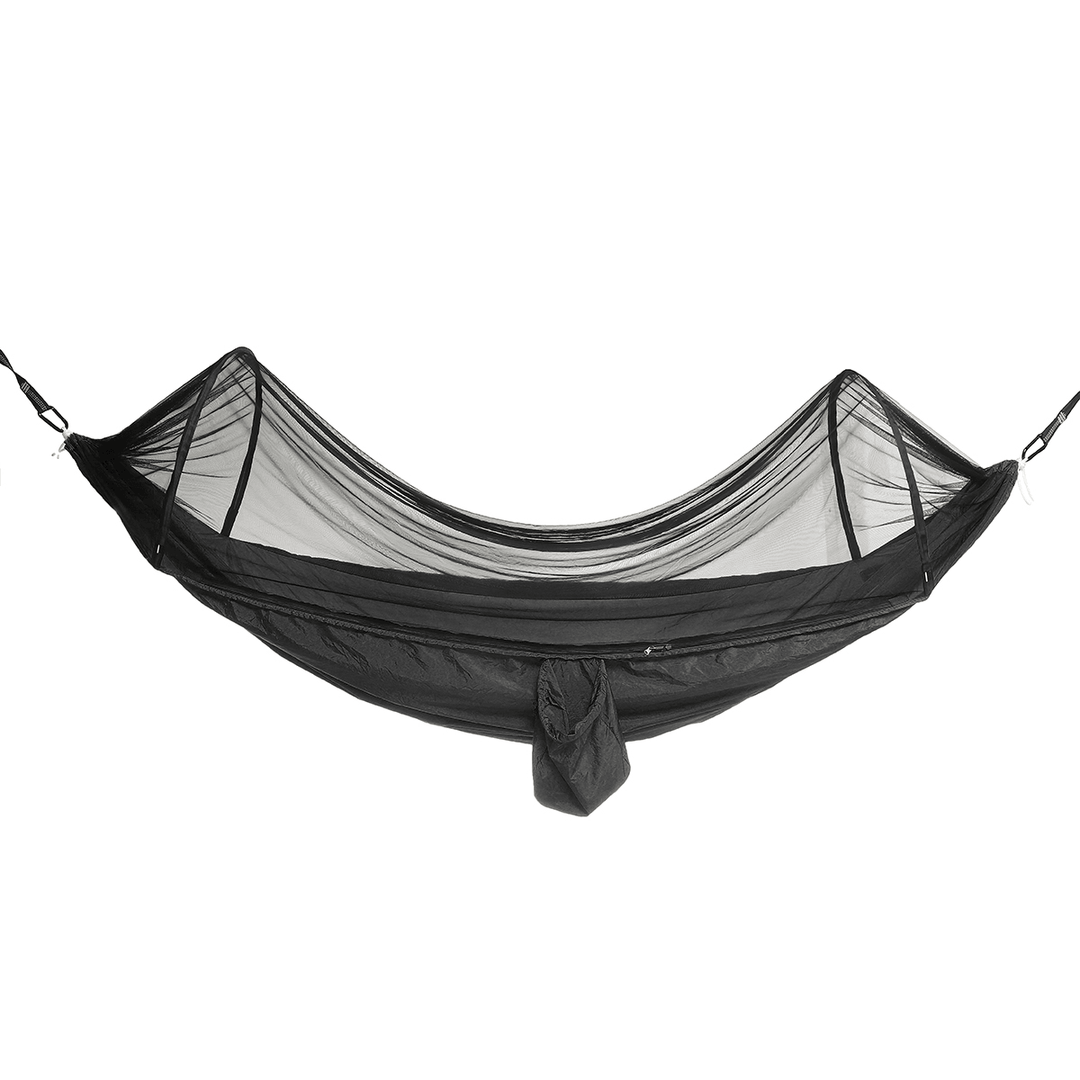 270*140Cm Automatic Quick Open Anti-Mosquito Hammock Mosquito Net Hammock Camping Outdoor with Tent Poles - MRSLM