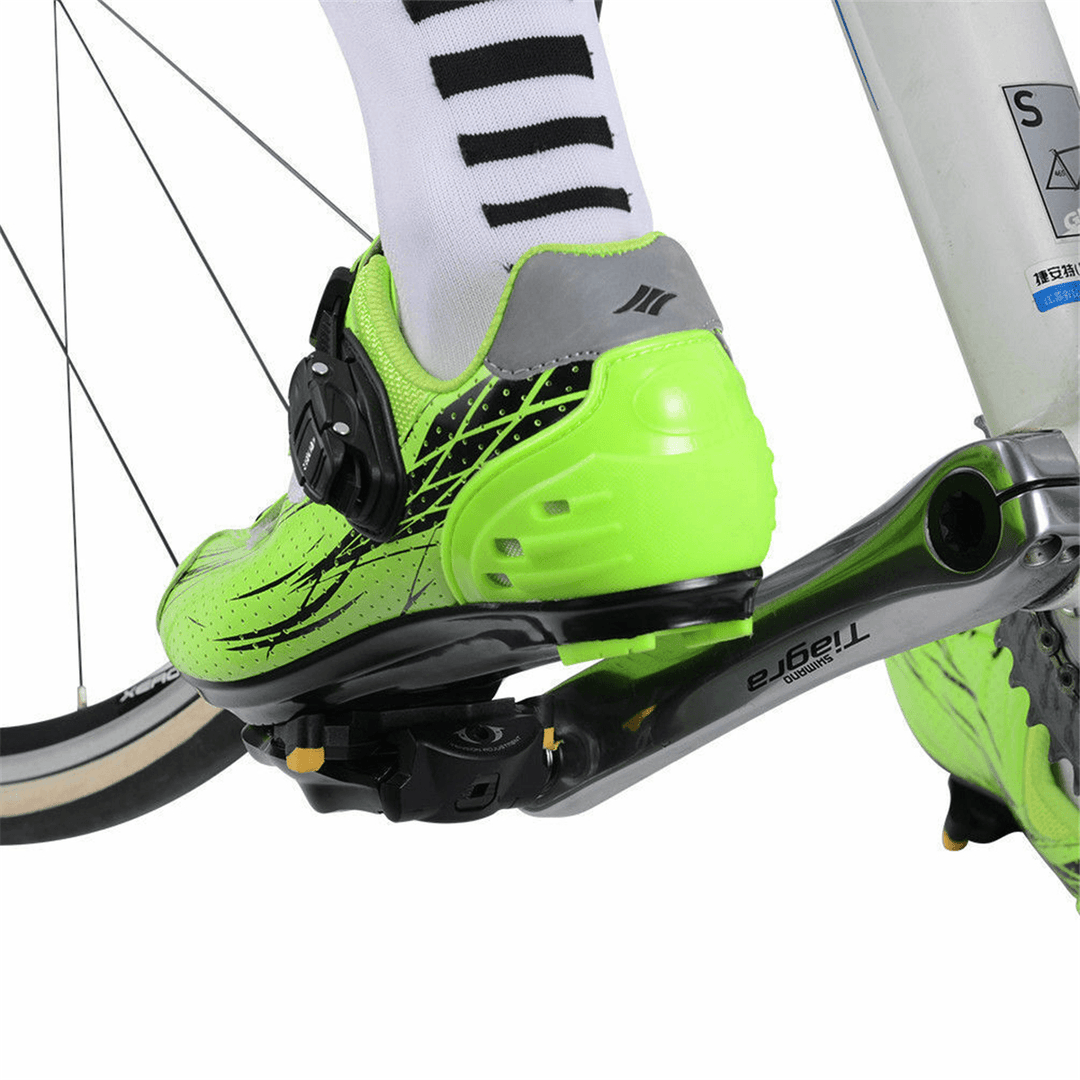 1 Pair Road Bike Pedals Self-Locking Seal Bearings Ultralight MTB Mountain Bicycle Flat Platform Outdoor Cycling - MRSLM