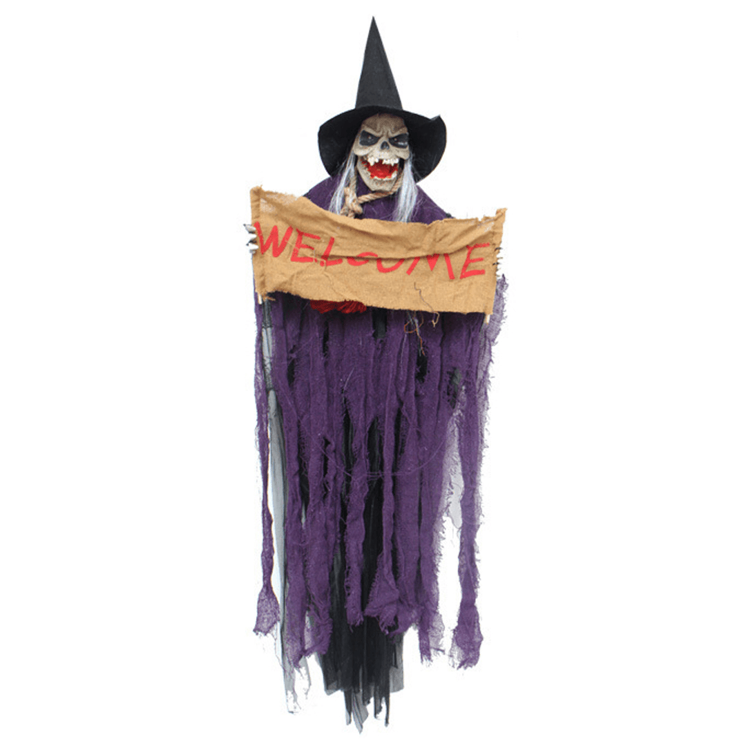 Halloween Party Event Ghost Hanging Prop Decorations Scary Haunted House Bar Part - MRSLM