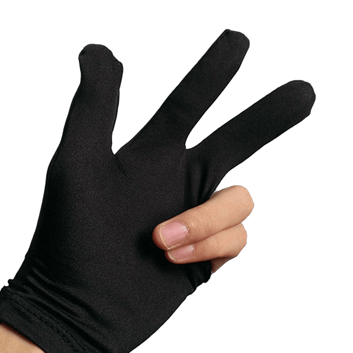 Billiards Three-Finger Gloves Full Finger Gloves Club Billiard Gloves Left Hand Pass Code Billiard Gloves - MRSLM