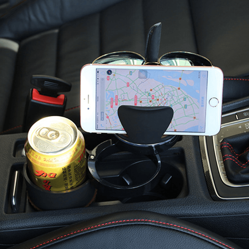 Creative Car Storage Box Money Pot Beverage Holder Multi-Function Car Pocket Organizer - MRSLM