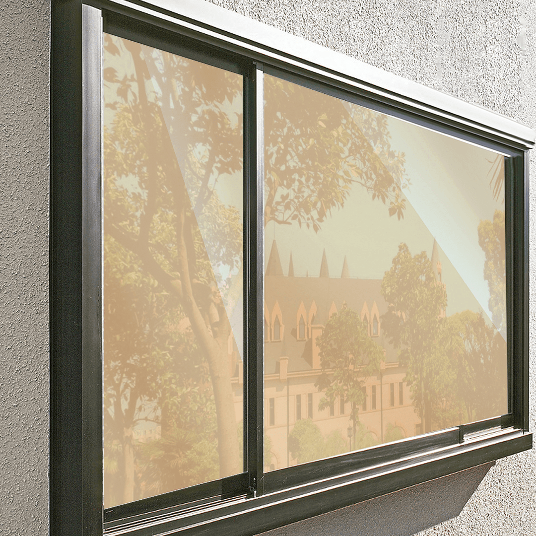 100X80Cm Mirror Reflective One Way Privacy Window Film Sticky Back Glass Tint - MRSLM