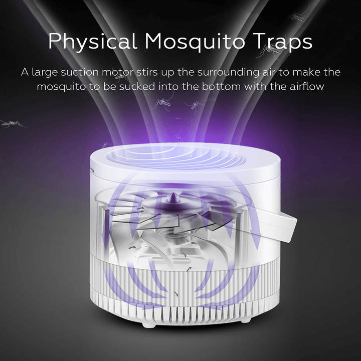 Portable USB Electronic Mosquito Insect Killer LED Bug Zapper Catcher Trap Lamp - MRSLM