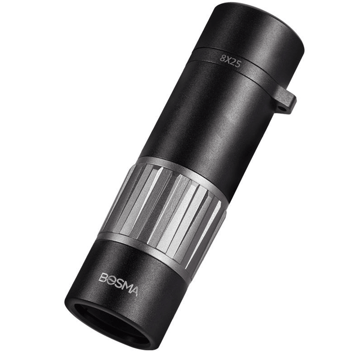 BOSMA 8X25 Mini Compact Telescope Waterproof Pocket Monocular with Clear Wide Field 18Mm Large Eyepiece for Camping Travel - MRSLM