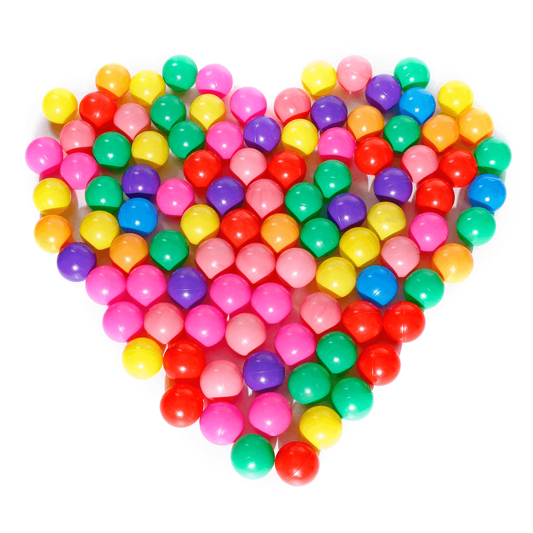 100Pcs/Lot Eco-Friendly Colorful Ball Pits Soft Plastic Ocean Ball Transparent Water Ocean Wave Ball Toys for Children Kid Baby - MRSLM