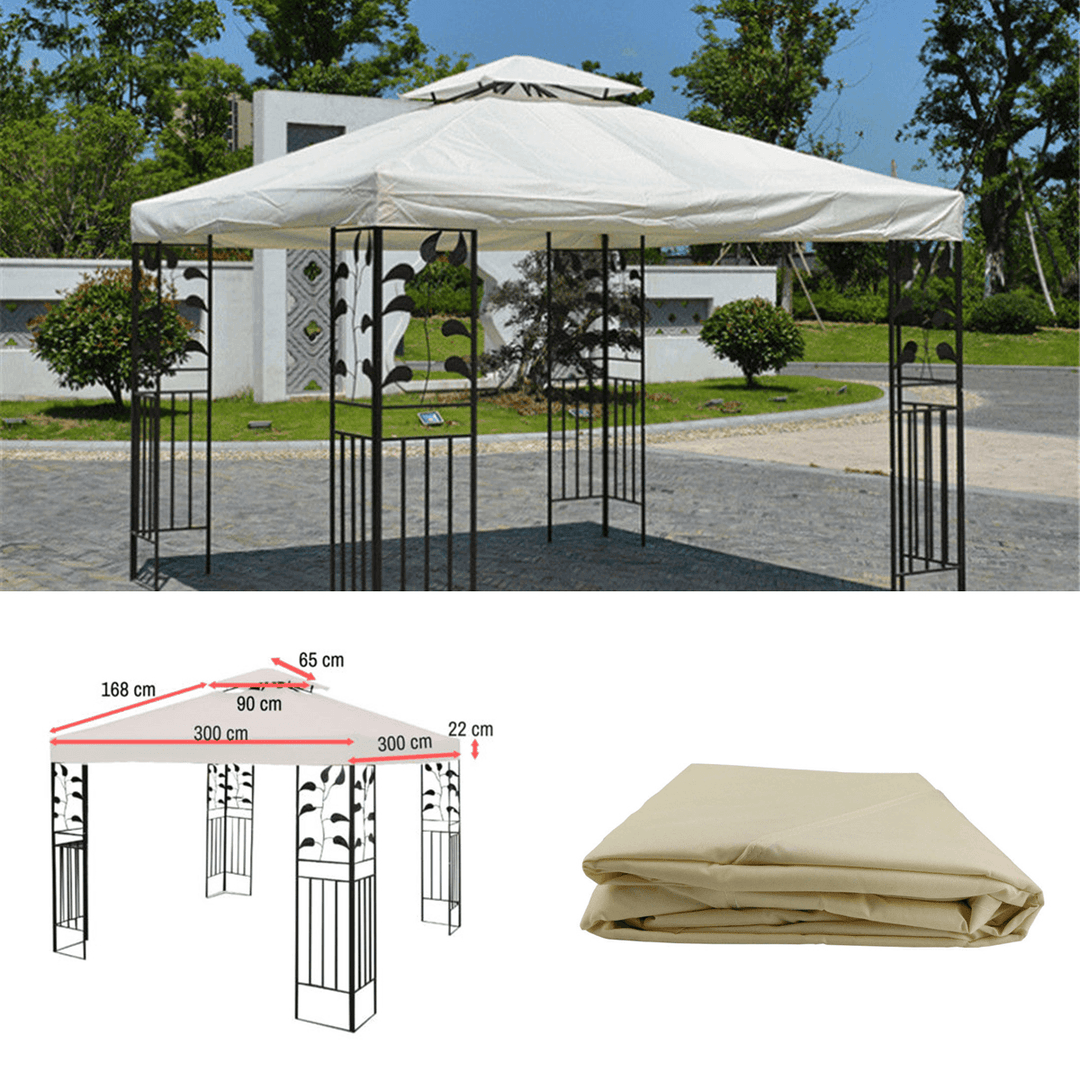 3*3M 300D Tent Canopy Top Roof Replacement Cover Outdoor Waterproof Tent - MRSLM