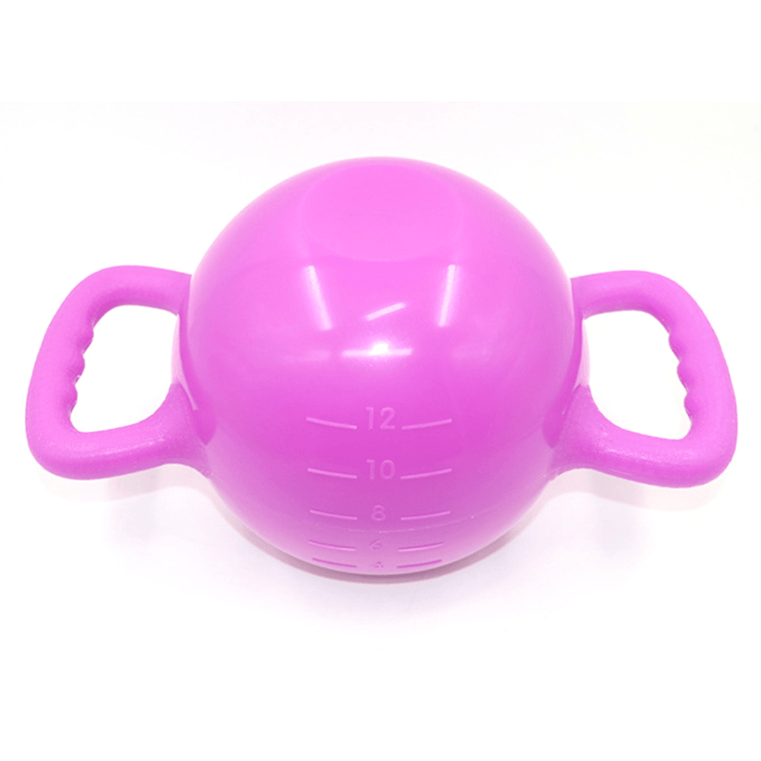 0-12LB Water Kettlebell Adjustable Dumbbell Double Handles Pilates Body Shaping Equipment Strength Training Yoga Fitness - MRSLM