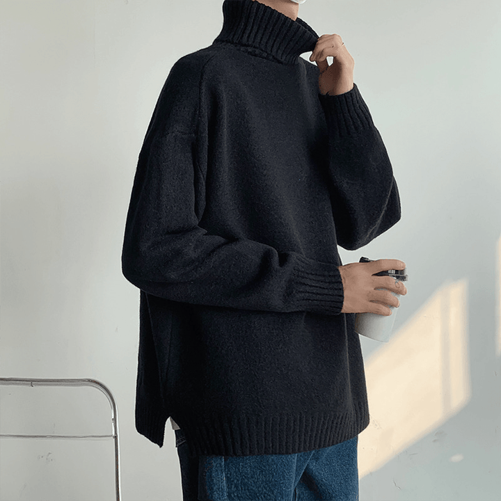 Fashion Turtleneck Sweater Loose - MRSLM