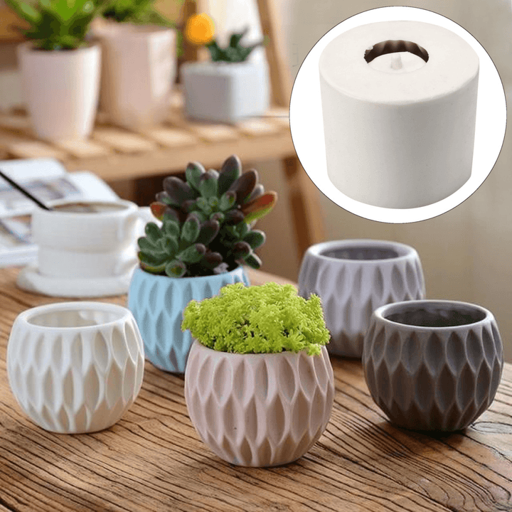 DIY Soap Molds Flower Vase Silicone Concrete Molds Gardon Pot Molds Mould - MRSLM