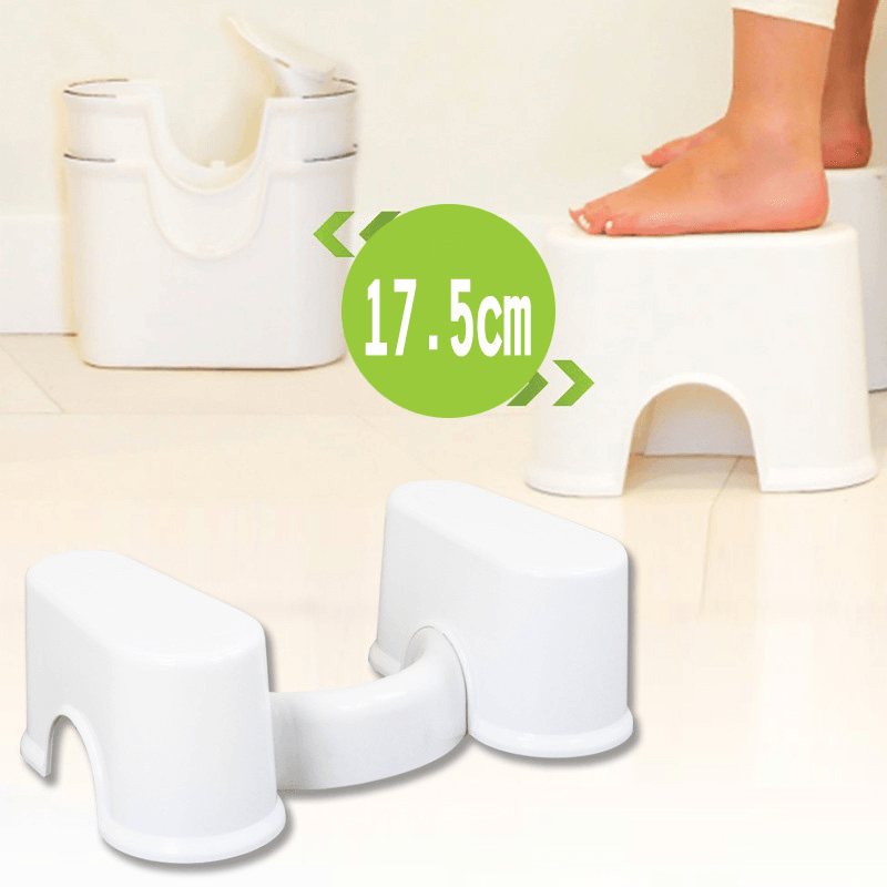 ABS Detachable Portable Toilet Stool Prevent Constipation Footstool Correct Position for Defecation - MRSLM