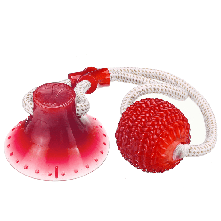 Multifunction Pet Molar Bite Toy with Suction Cup Pet Supplies Rubber Ball Pet Toys - MRSLM