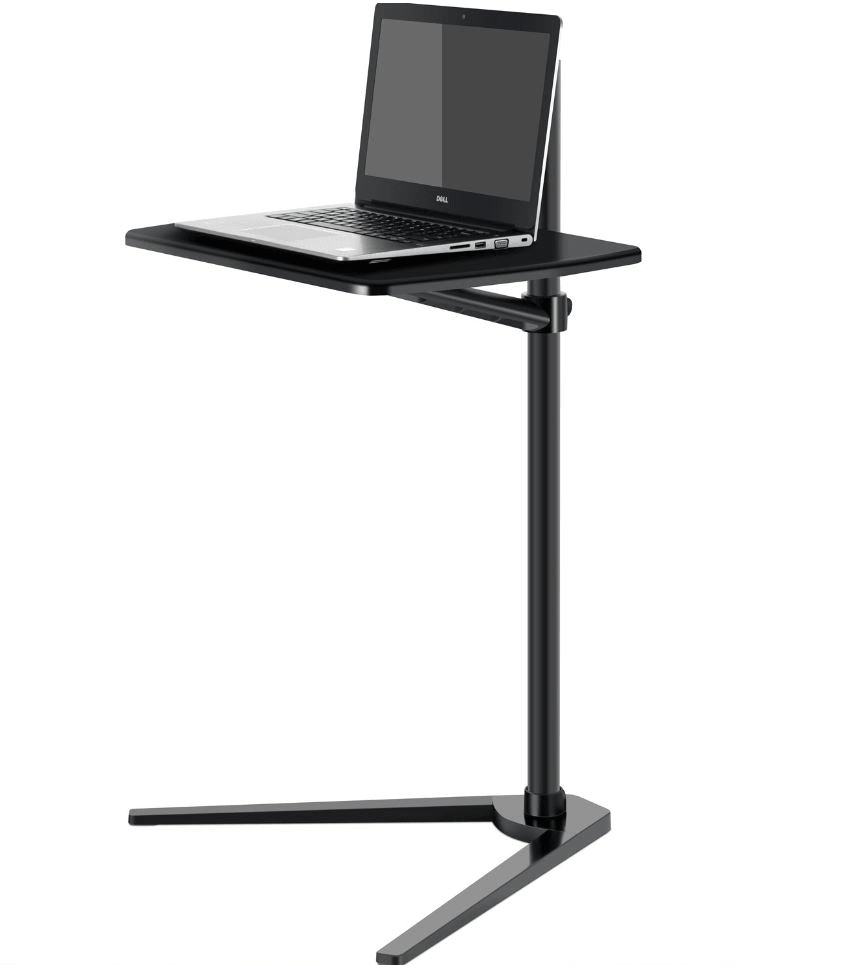 Movable UP-8T Aluminum 7-20 Inch Laptop Floor Stand Height Adjustable Bedside Lapdesk Sofa Desk for Tablet PC Laptop Tea Table - MRSLM