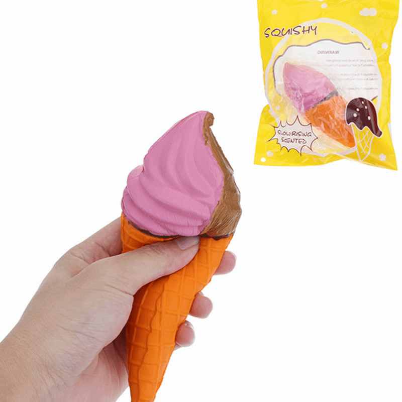 18Cm Squishy Ice Cream Slow Rising Toy with Sweet Scent with Original Package - MRSLM