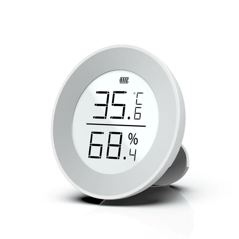 Digital Circular Indoor Temperature Hygrometer Humidity Temperature Measurement for Indoor Home Office Measurement - MRSLM