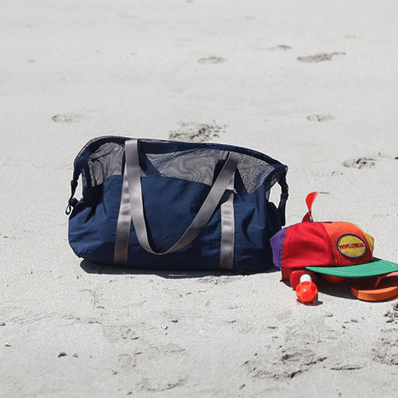 Honana HN-B13 Waterproof Travel Mesh Storage Bag Fashion Colorful Beach Swimming Organizer - MRSLM