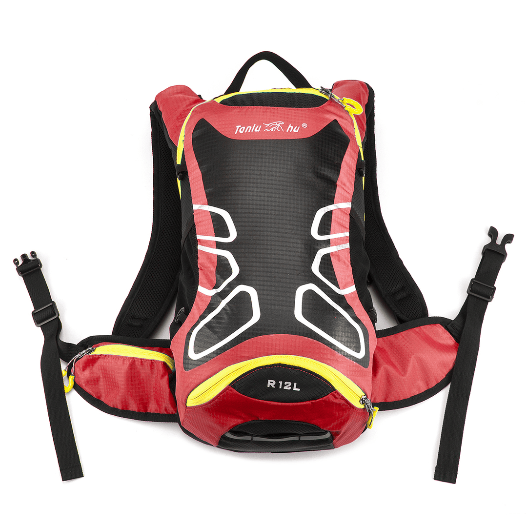 Multi-Function 12L Breathable Motorcycle Backpack Waterproof Nylon Riding Bag - MRSLM