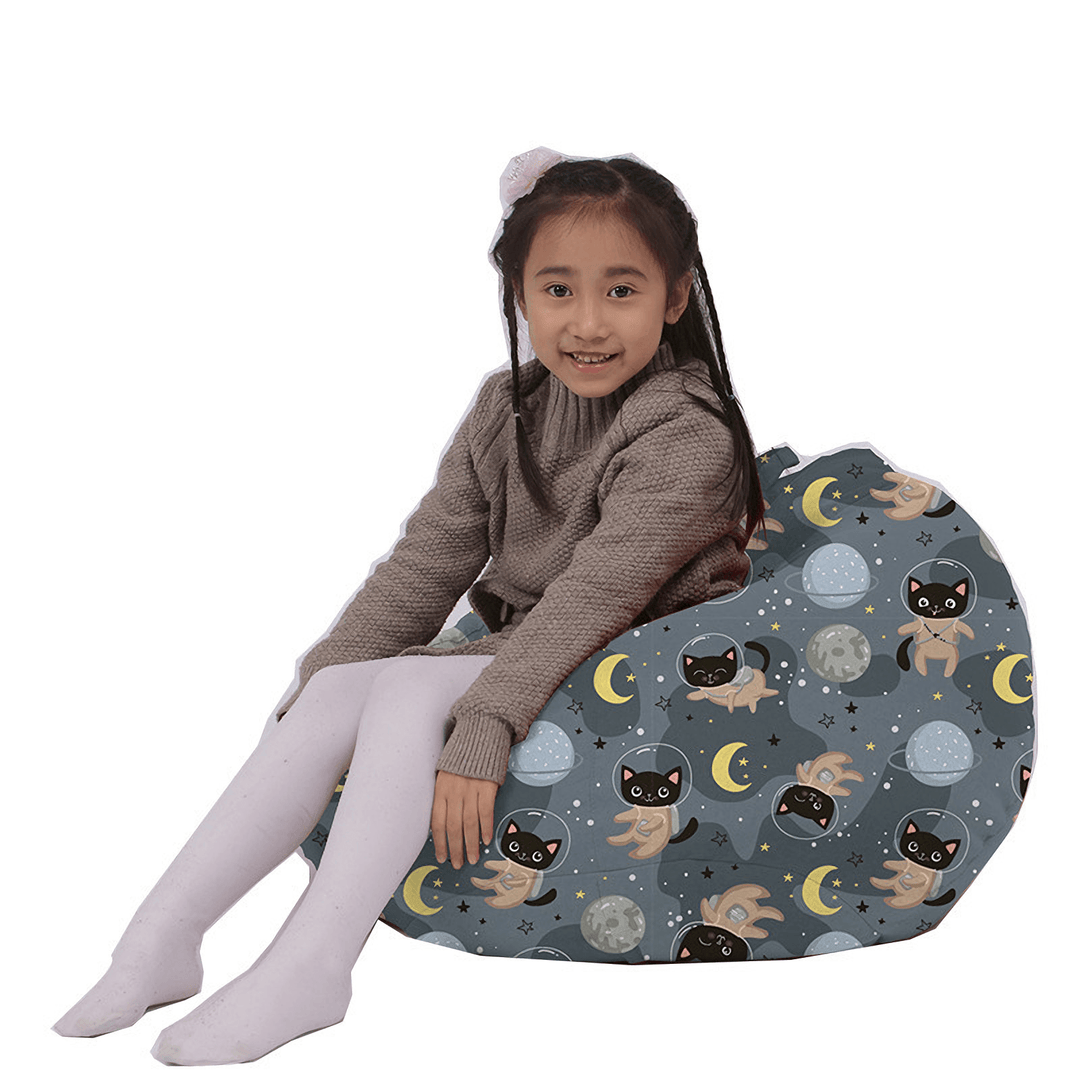 Child Sofa Seat Baby Sofa Bean Bag Chair Filling Storage Bean Bag Chair Small Cartoon Comfortable Light Simple Fashion - MRSLM