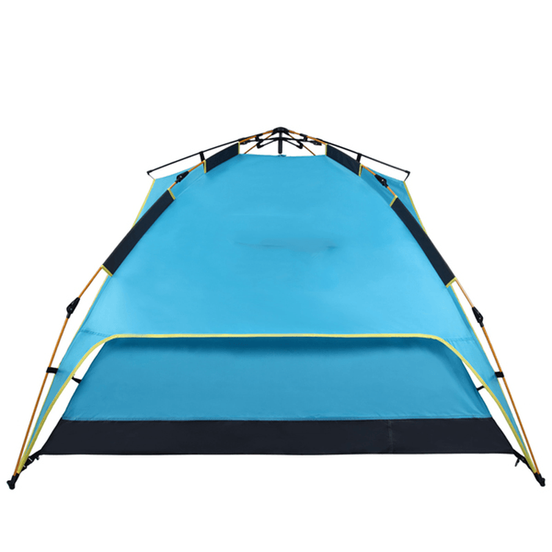 Ipree® 200 X 200 X 135Cm 3-4 Person Camping Tent Dual Layer Waterproof Windbreak Portable Outdoor Equipment - MRSLM