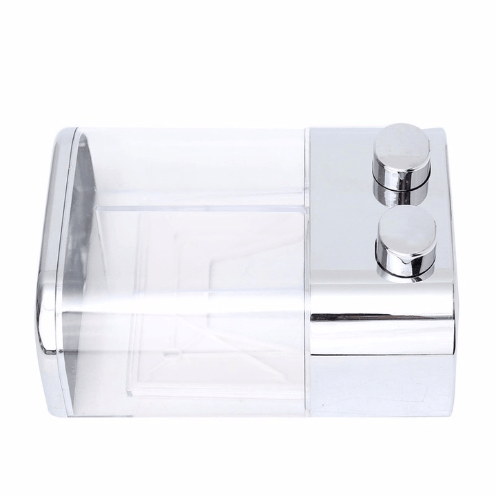 2 Pcs 400 Ml Wall Mount Push Type Liquid Shampoo Soap Dispenser Shower Gel Container Bathroom Home Kitchen Supplies - MRSLM