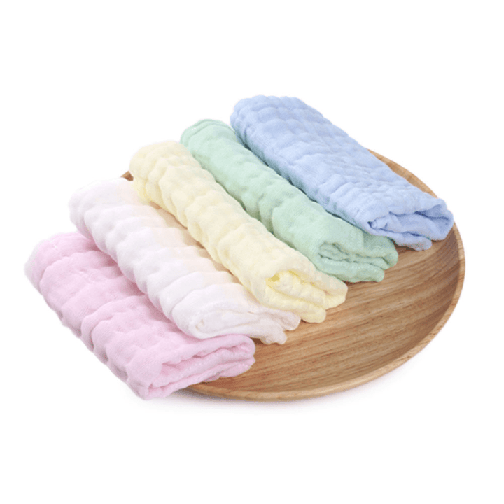 Bestkids Baby Cotton Baby Towel 5Pcs/Set Gauze Baby Small Square Small Towel Strong Water Absorption from Xiaomi Youpin from Xiaomi Youpin - MRSLM
