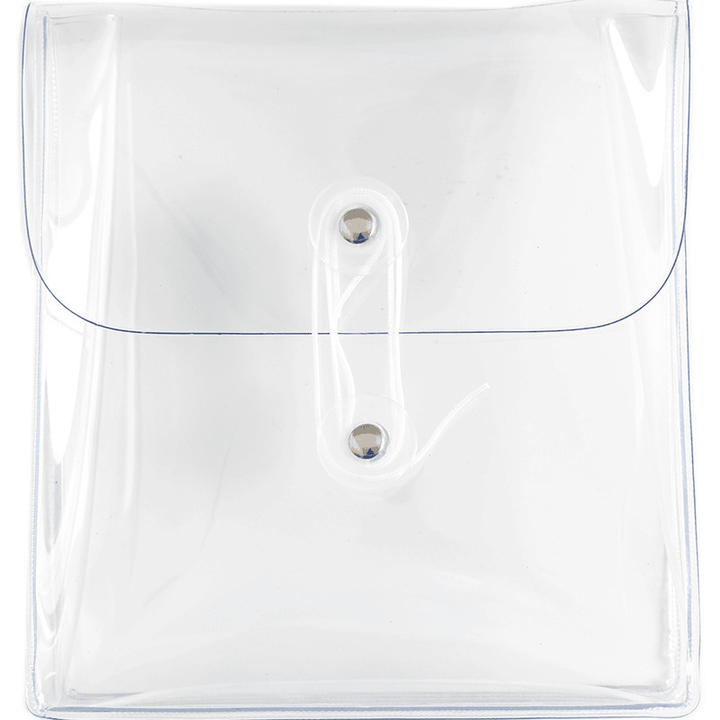 My Lady Korean Ins Wind Transparent Winding Storage Bag Large-Capacity Stationery Note Hand Account Material Storage Bag - MRSLM