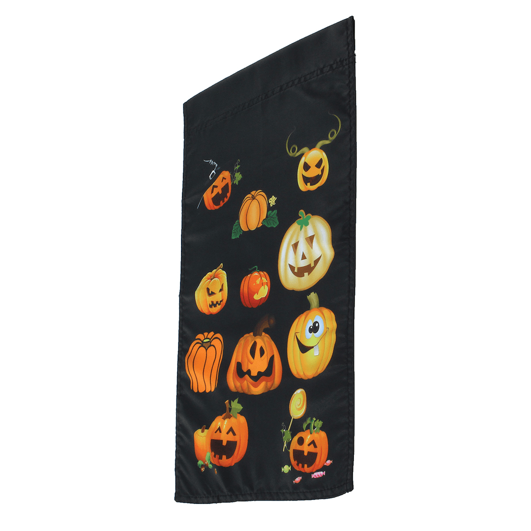 30X45Cm Halloween Polyester Cute Pumpkins Flag Garden Holiday Decoration - MRSLM