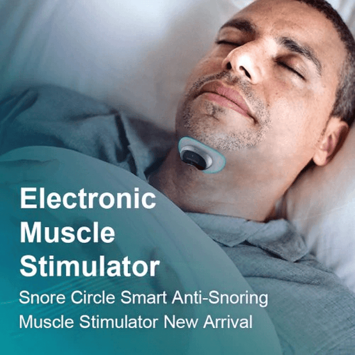 Snore Circle Smart anti Snoring Muscle Stimulator Snore Stopper Device USB Rechargeable Sleep Instrument Stop Snoring Portable Sleep Monitor Effective Sleep Aids - MRSLM