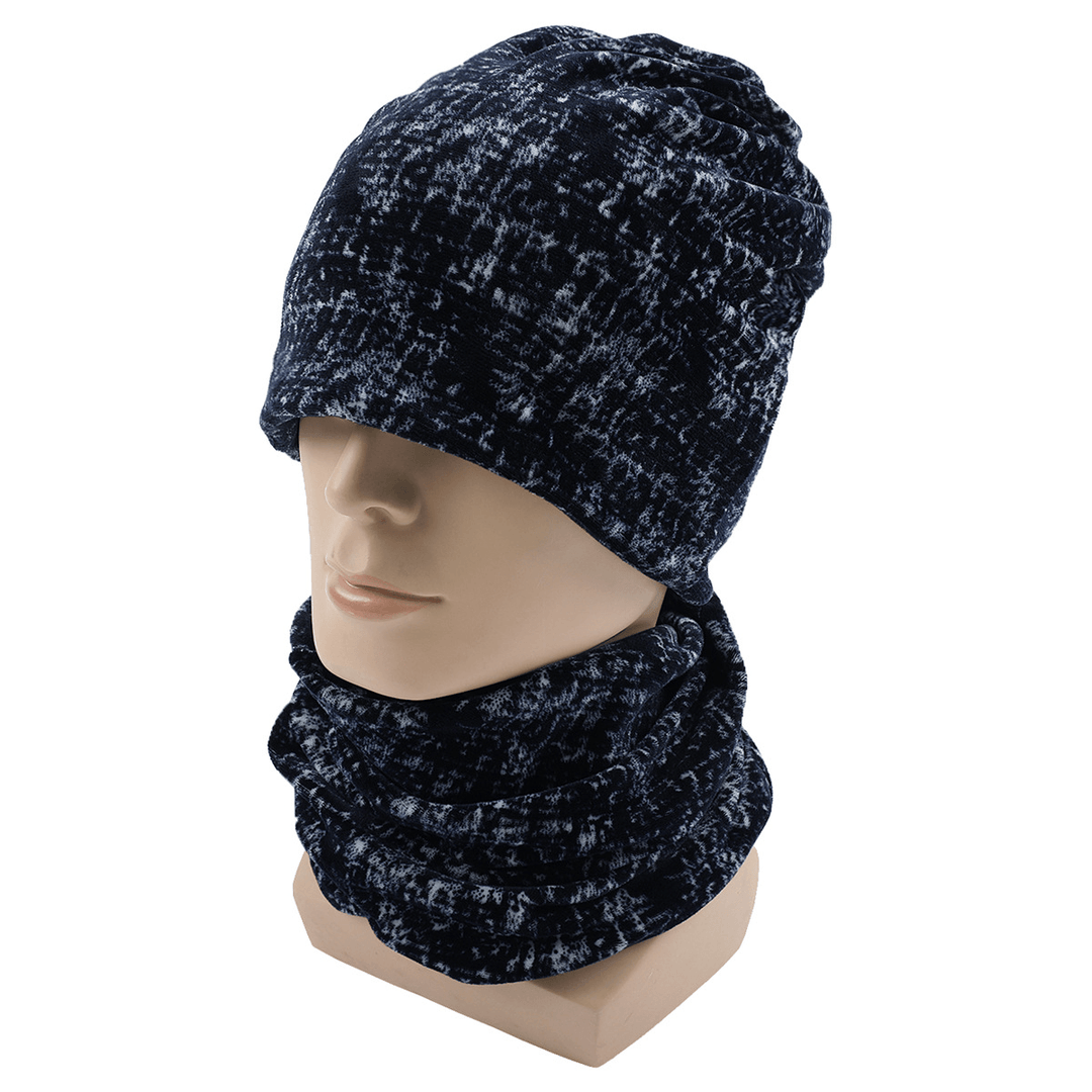 Collars Europe and the United States Single Circle Outdoor Pullover Collar Knitted Spiral Hat - MRSLM