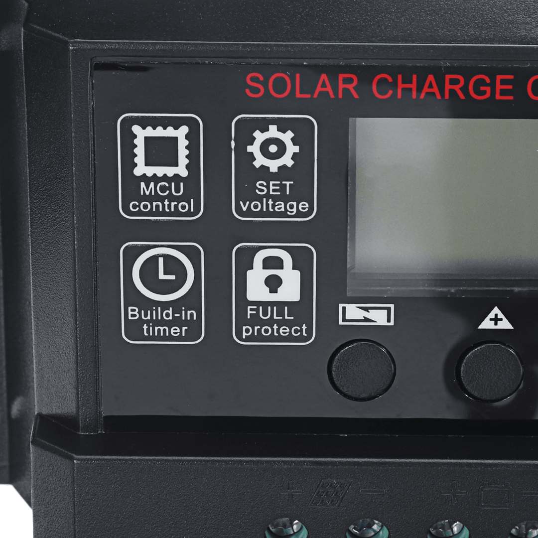 12V/24V Auto Adapt Solar Charge Controller 10A-50A Solar Panel Controller Lithium Lead Acid Universal Controller - MRSLM