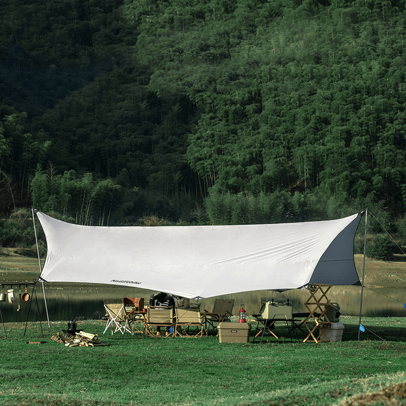 Naturehike UPF50+ Outdoor Camping Tent Sun Shelter 8-10 Person Super Big Sunshade Projected 20㎡ Waterproof Tent - MRSLM