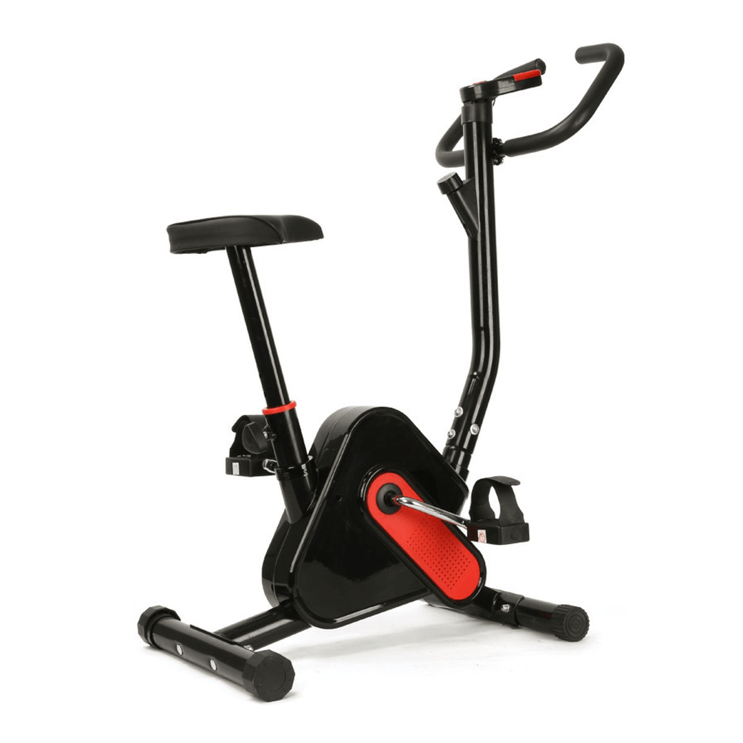 LCD Adjustable Exercise Bike Cardio Trainer Bicycle Fitness Home Sport Gym Cycling Max Load 120Kg - MRSLM