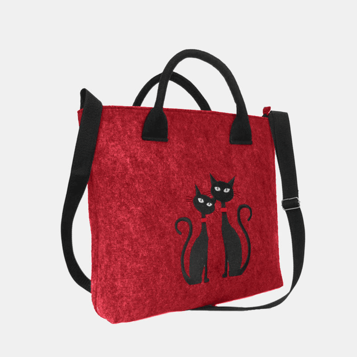 Women Fashion Crossbody Bag Cat Pattern Handbag - MRSLM