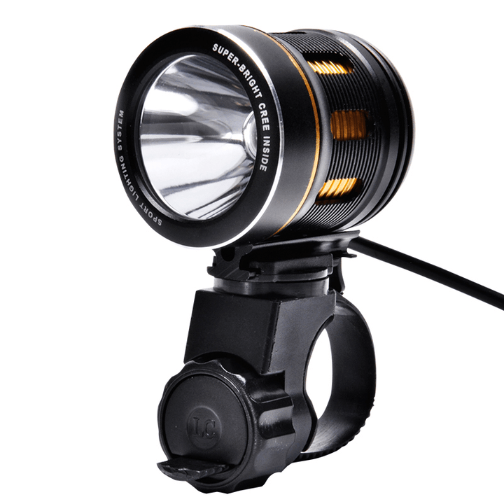 XANES XL07 1000LM T6 Bicycle Front Light IP65 120° Wide Angle with Lampshade Headlamp - MRSLM