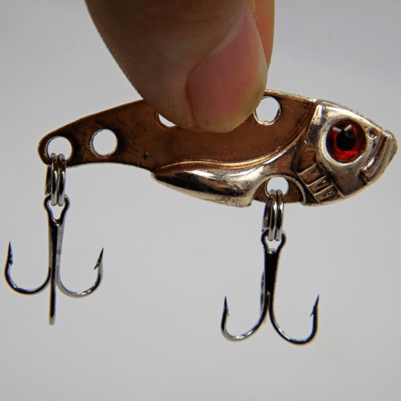 Metal VIB Jig Fishing Lure Multicolor 3D Eyes Bait Tackle Full Swimming Layer Fishing Bait Spoons - MRSLM