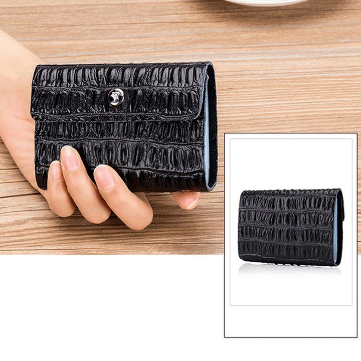Alligator Genuine Leather 26 Card Slots Card Holder Wallet - MRSLM