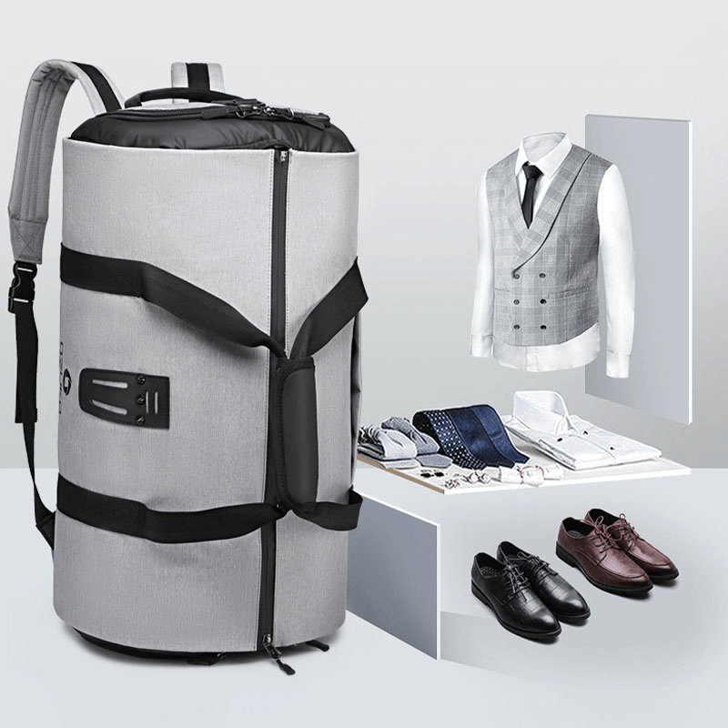 Men'S Large Capacity Multi-Function Travel Bag Sport Bag - MRSLM