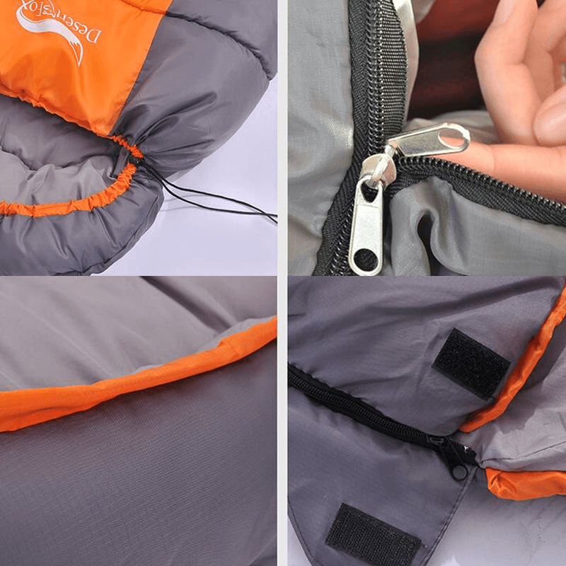 Desert&Fox Camping Sleeping Bag 4 Season Warm and Cold Backpacking Sleeping Bag Lightweight for Outdoor Traveling Hiking - MRSLM