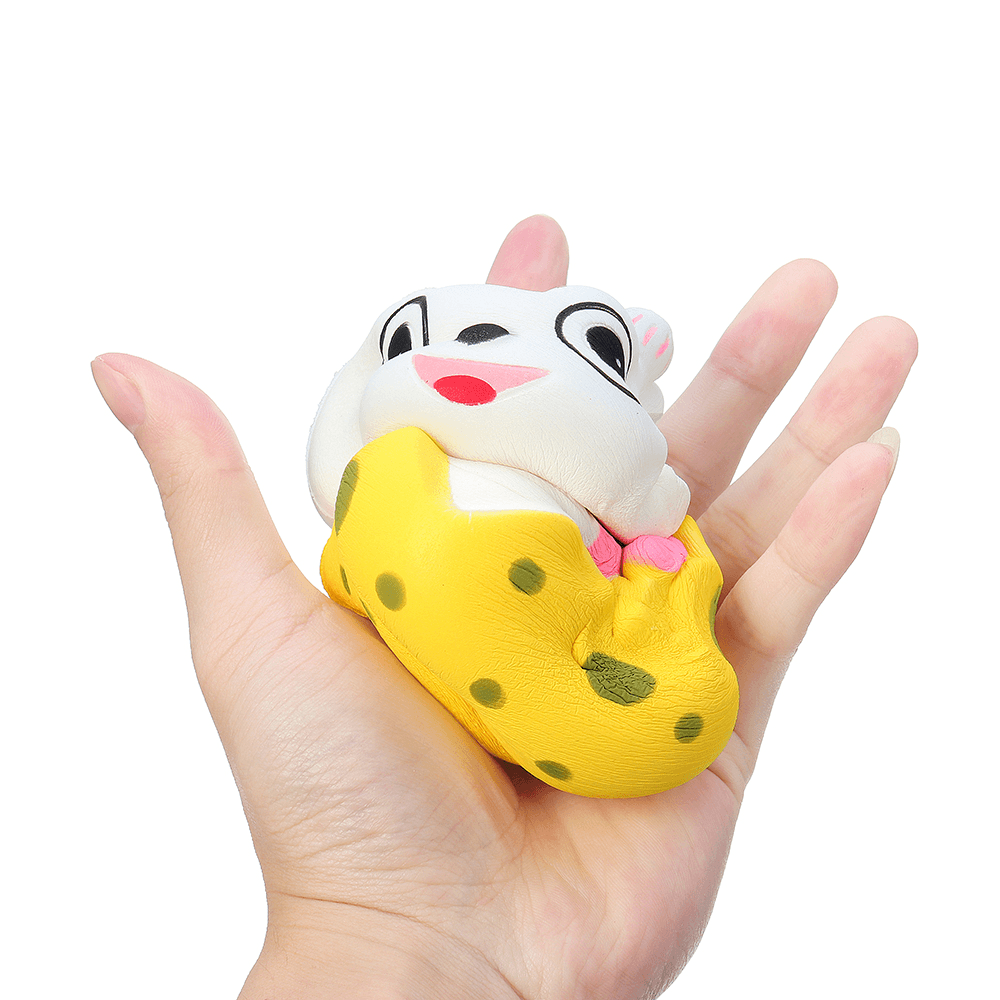 15*8.5*6Cm Snake Egg Baby Squishy Slow Rising with Packaging Collection Gift Soft Toy - MRSLM