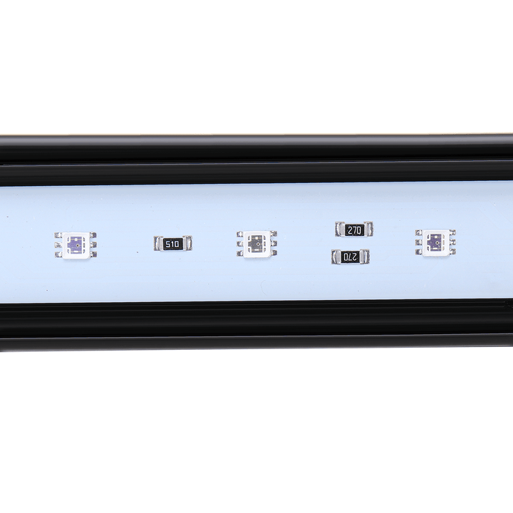 Dimmable 52CM 16W Bluetooth APP Controlled RGB LED Aquarium Lighting Adjustable Top Light Suitable for Aquarium/Fish Tank - MRSLM