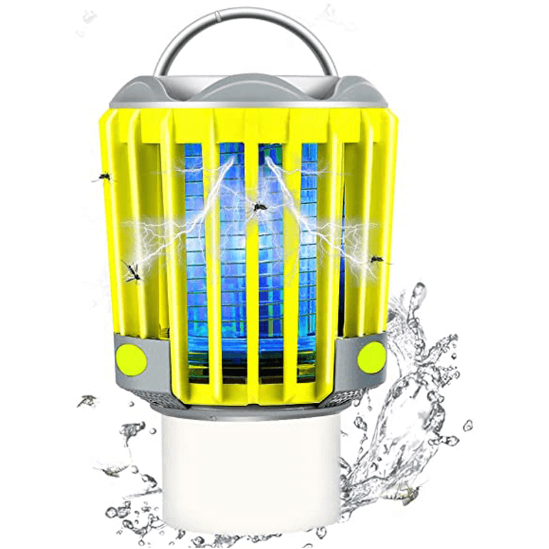 RUNACC Camping Lantern 3 in 1 Rechargeable LED Anti-Mosquito Lamp Camping Lantern with 2200 Mah Rechargeable Battery IP66 Waterproof - MRSLM