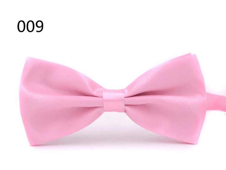 Bright Casual Men'S Solid Color Bow Tie - MRSLM