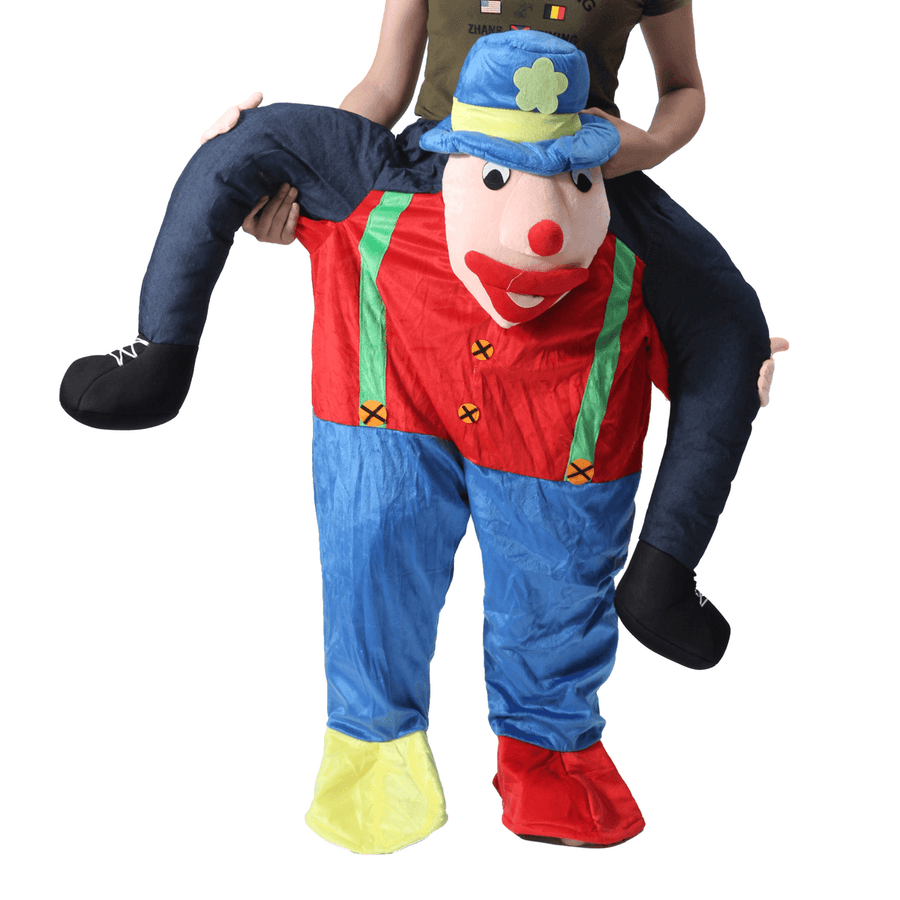 Hallowen Christmas Shoulder Carry Me Buddy Ride on a Shoulder Piggy Back Piggy Ride-On Fancy Dress Adult Party Costume Outfit - MRSLM